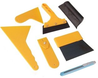 Zestaw rakli rakle do foli do przyciemniana szyb