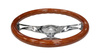 Kierownica 380mm Drewno