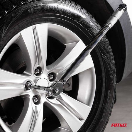 Klucz dynamometryczny z nasadką 17 mm 19 mm 21 mm 40-210 Nm AMIO-02407