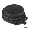 Miska z lejkiem do zlewania oleju spuszczania płynów cieczy zlewarka 16L 56cm AMIO-04053