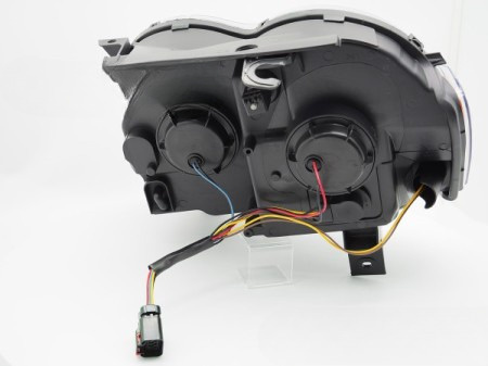 Reflektory lampy Tube Light Black Jeep Grand Cherokee 2005–2008