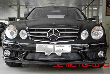 GRILL PRZEDNIE MERCEDES W211 06-09 CHROM/BLACK