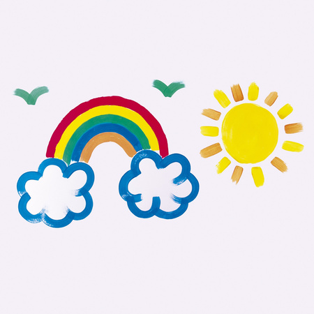 Farby w tubie z pędzelkiem Apli Kids - Kolory podstawowe 6 szt.