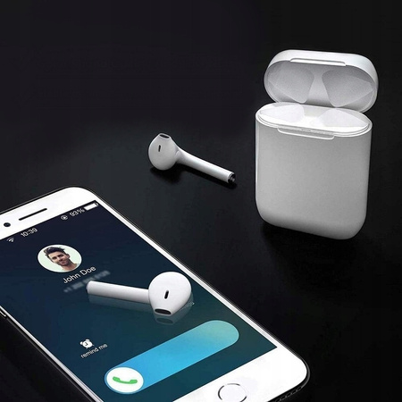 SŁUCHAWKI BEZPRZEWODOWE i12 DOUSZNE TWS BT5.0 + POWERBANK