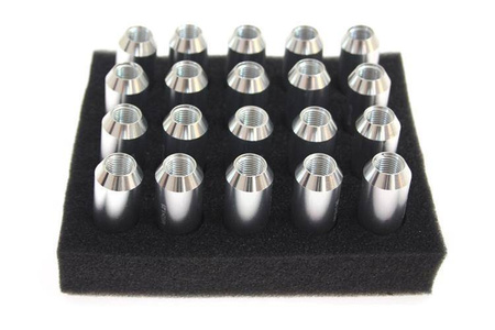 Nakrętki JBR 60mm M12 x1.25 SILVER