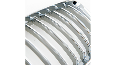 Grill sportowy pojedyncze żeberka All Chrome BMW X5 E53 przed liftem 1999-2003