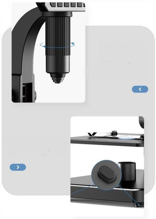 Mikroskop cyfrowy LCD 2000x + 10LED 1080P 12MPIX