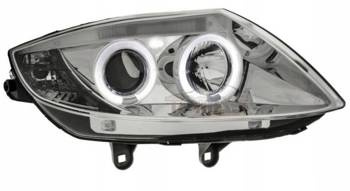 Reflektory lampy przednie BMW Z4 Chrom RINGI