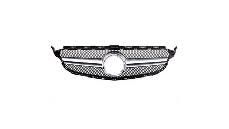 Grill sportowy Silver A-Type MERCEDES C-Class W205 S205 A205 C205 Facelift 2018-2021