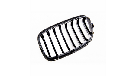 Grill sportowy pojedyncze żeberka Matt Black BMW 1 F20 F21 przed liftem 2011-2015