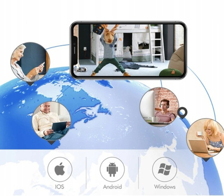 KAMERA IP OBROTOWA FULL HD WIFI ZEWNĘTRZNA 5MP 32GB