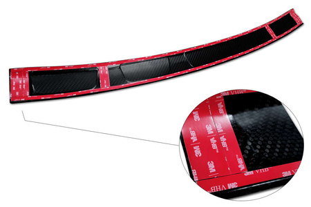 Nakładka na zderzak tylny do Ford Edge 2 (Carbon Fiber)