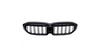 Grill sportowy podwójne żeberka Gloss Black  BMW 3 (G20) Sedan (G21) Touring przed liftem 2019-2022