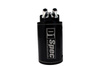 Oil catch tank 0.7L 9mm / 15mm D1Spec Black + Filtr