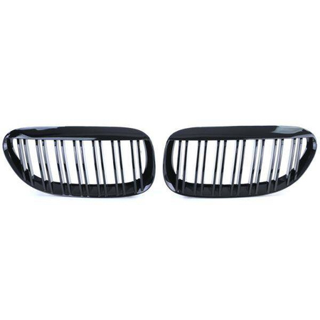 GRILL NERKI BMW E63 04-10 M- STYLE GLOSSY BLACK