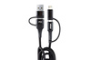 Kabel USB USB-C 3w1 iphone Lightning USB USB-C 1m UC-15 AMIO-02547