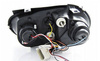 Reflektory lampy przednie VW Golf IV BLACK RINGI