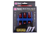 Nakrętki M12x1.5 Alu 40mm D1Spec Orginal Red Stożek