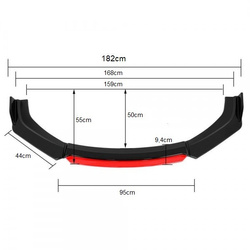 Uniwersalna dokładka do przedniego zderzaka