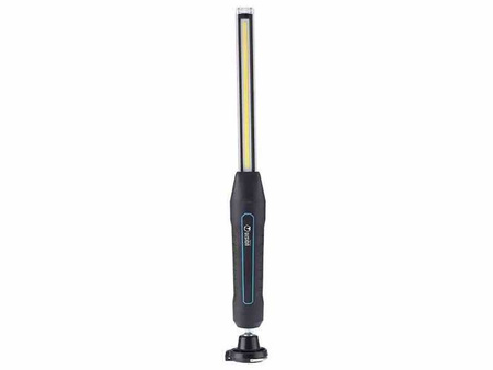 Lampa warsztatowa super cienka, 10W 800 lm COB LED +3W 200 lm LED, akumulatorowa, IK08, IP67, z magnesem