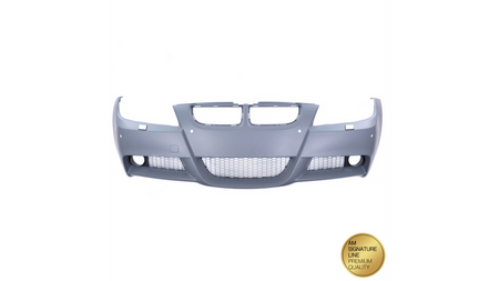 Przedni zderzak sport PDC SRA Lampy przeciwmgielne  BMW 3 (E90) Sedan (E91) Touring przed liftem 2005-2008