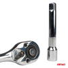 Klucz nasadowy grzechotka zestaw 11 szt 1/2" 10-24mm AMIO-02412