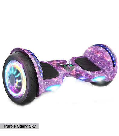 DESKOROLKA ELEKTRYCZNA HOVERBOARD DLA DZIECI MŁODZIEŻY DUŻE KOŁA ŚWIECĄCE LED BLUETOOTH