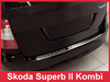 Nakładka na zderzak tylny Skoda Superb 2 Kombi (Stal)