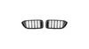 Grill sportowy podwójne żeberka Gloss Black BMW 6 G32 Gran Turismo przed liftem 2017-2020