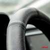 Pokrowiec skórzany nakładka na kierownicę samochodową L 39-41cm AMIO-01767