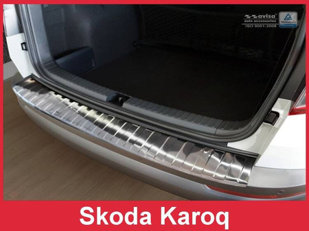 Nakładka na zderzak tylny Skoda Karoq (Stal)