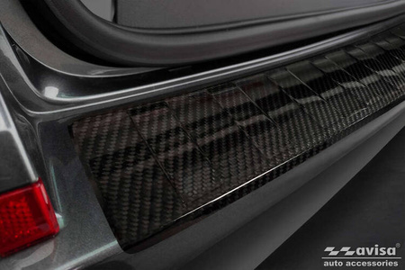 Nakładka na zderzak tylny do Volkswagen Transporter T6 (Carbon Fiber)