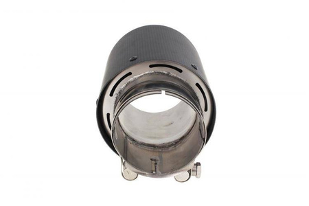 Końcówka tłumika 101mm wejście 76mm Carbon Mat