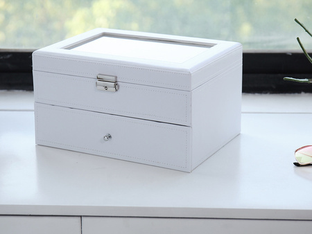 SZKATUŁKA NA ZEGARKI 20 SZT. PUDEŁKO ETUI ORGANIZER NA ZEGARKI I BIŻUTERIĘ