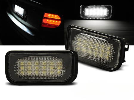 Lampki rejestracji Mercedes W203 07.00-07 Sedan