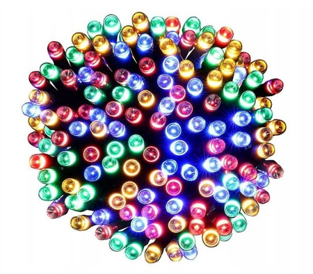 LAMPKI CHOINKOWE 500 LED ZEWNĘTRZNE WEWNĘTRZNE 100M OŚWIETLENIE ŚWIĄTECZNE