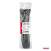 Taśmy opaski zaciskowe kablowe czarne 4,8x350mm - 100 szt. AMIO-02157