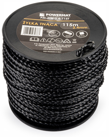 ŻYŁKA TNĄCA PM-ZTN-2.4-115T