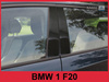 BMW 1 F20 Osłony na słupki drzwi Karbon