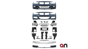 Przedni zderzak sport PDC SRA Spoiler BMW 3 F30 F31 2012-2018