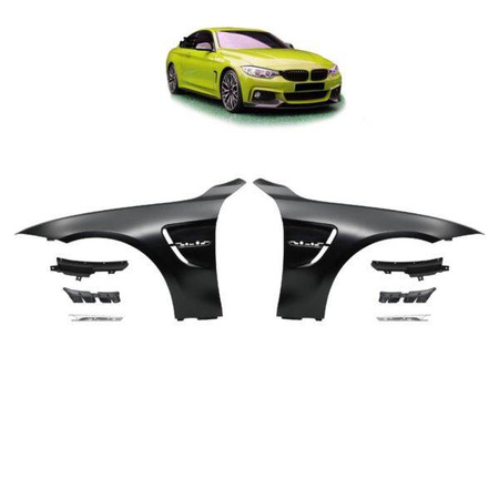 KOMPLET BŁOTNIKÓW BMW F32 F33 F36 13-21 LOOK M4