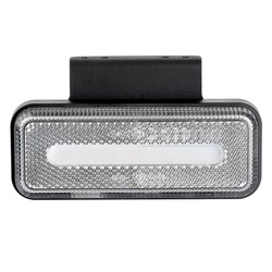 Lampa obrysowa LED OM-02-W prostokątna biała AMIO-02377