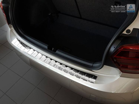 Nakładka na zderzak tylny Volkswagen Polo 6 (Stal)