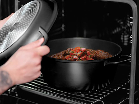 ZESTAW GARNKÓW ALUMINIOWYCH 2w1 POWŁOKA NON-STICK 10 ELEMENTÓW INDUKCJA GAZ PIEKARNIK
