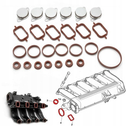 Zaślepki kolektora BMW 6szt 33mm zestaw
