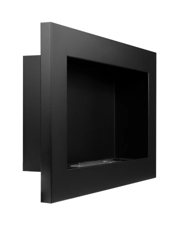 Biokominek wiszący 650x400 czarny strukturalny mat