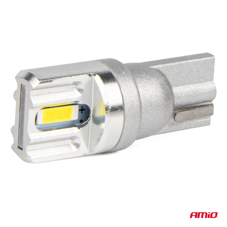 Żarówki LED STANDARD T10 W5W 2x1860 SMD White 12V 24V AMIO-03719