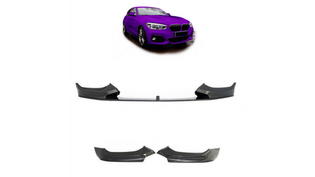 Dokładka przedniego zderzaka Carbon Look BMW 1 F20 F21 Facelift 2015-2019