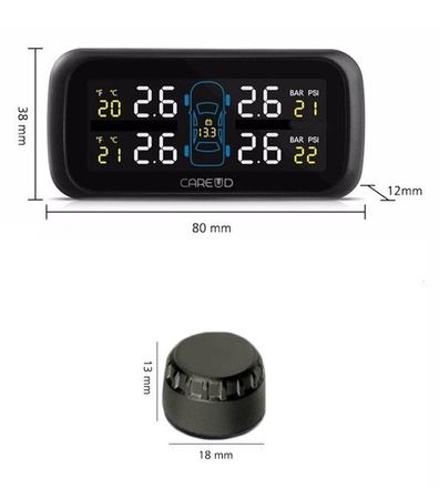 TPMS czujniki ciśnienia temperatury do samochodu