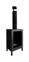 Biokominek wolnostojący Kozen czarny mat